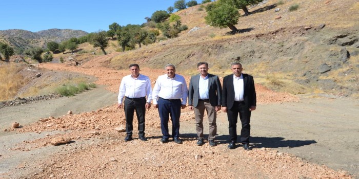 Erdoğan, Sincik-Çelikhan yolunda incelemelerde bulundu