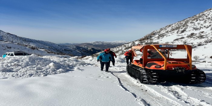 Nemrut Dağı’nda rahatsızlanan güvenlik görevlisi kurtarıldı