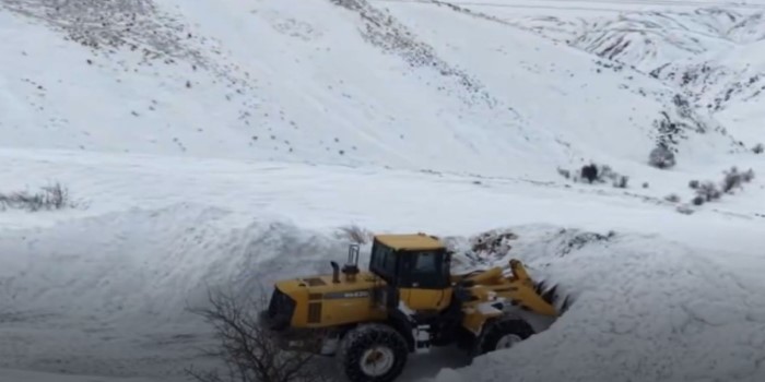 Adıyaman İl Özel İdaresi’nden karla mücadele çalışması