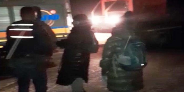 Nemrut Dağı’nda tipiye yakalanan yabancı turistler kurtarıldı
