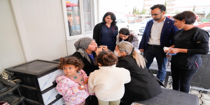 Adıyaman’da diş sağlığı taraması yapıldı