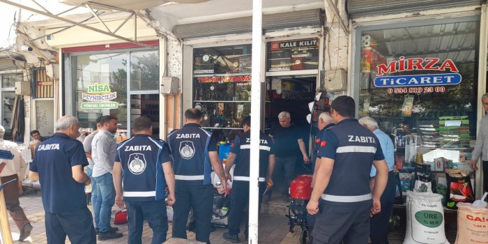 Kahta’da kaldırım işgallerine karşı sıkı denetim