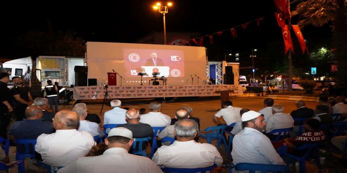 Kahta’da 15Temmuz Demokrasi ve Milli Birlik Günü buluşması