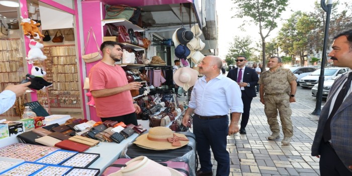Vali Varol, Kahta’da esnafların taleplerini dinledi