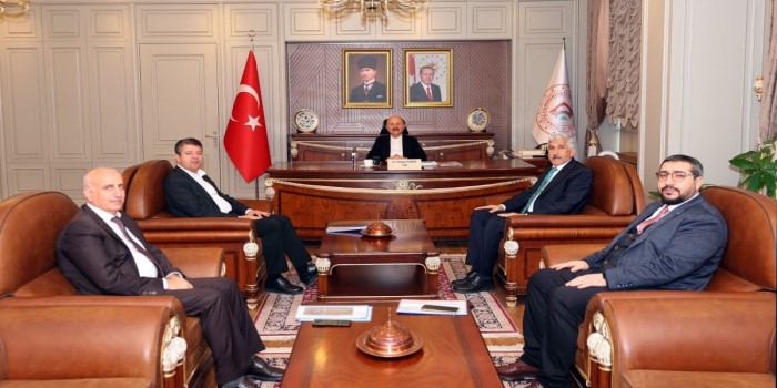 Vali Varol, Başkan Tutdere ve Başkan Hallaç’la bir araya geldi
