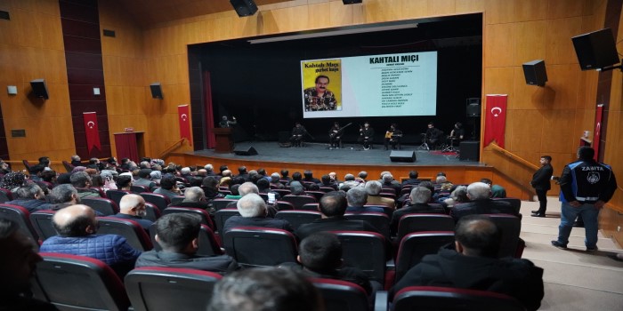 Usta Sanatçı Kahtalı Mıçe şarkılarıyla anıldı