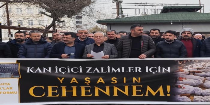 Kahta’daki STK’lardan ‘İran Savaşına Hayır’ protestosu