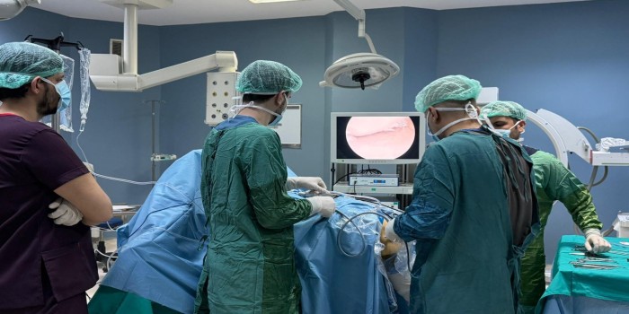 Kahta’da artroskopik menisküs ameliyatı yapıldı