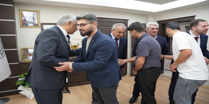 Kahta Belediyesi’nde bayramlaşma töreni düzenlendi