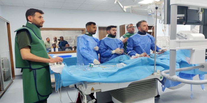 Kahta’da ilk anjiyo hastası başarıyla tedavi edildi