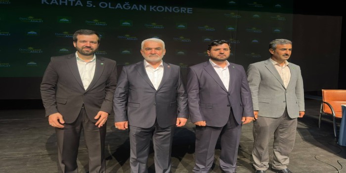 Yapıcıoğlu, Kahta'da partisinin ilçe kongresine katıldı