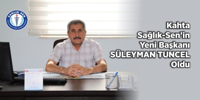 Kahta Sağlık-Sen Şube Başkanlığı’nda görev değişimi