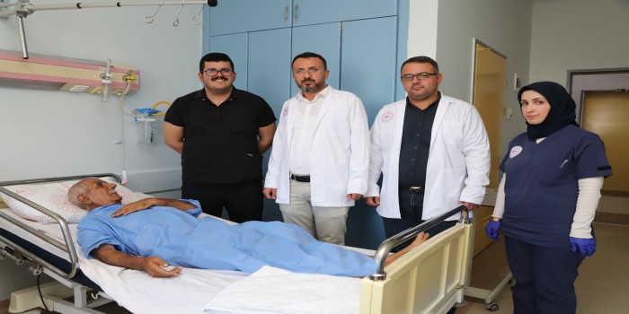 Kahta’da anjiyo ünitesinde 100. hasta tedavi edildi